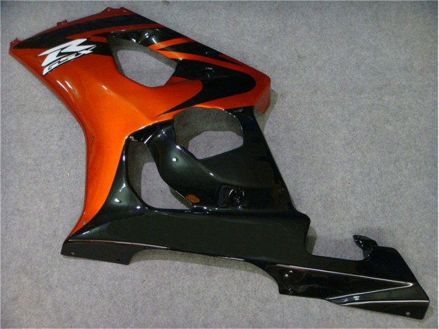 Orange Noir Carénage Moto Suzuki GSXR 1000 K3 03-04 Orange Noir Carénage Moto Suzuki GSXR 1000 K3 03-04