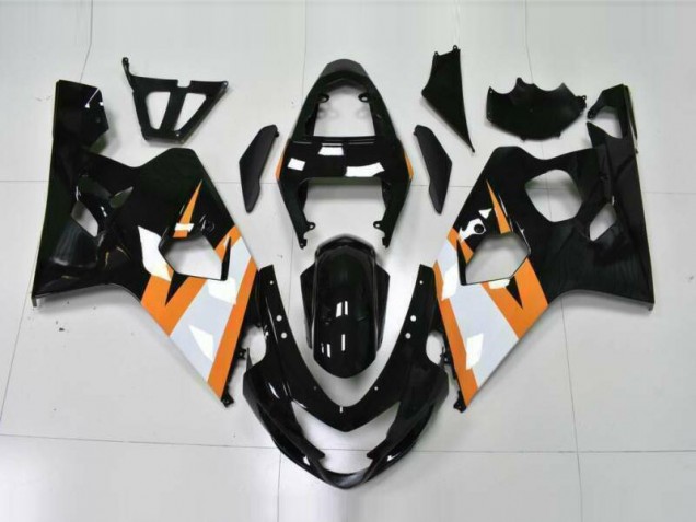 Orange Noir Carénage Moto Suzuki GSXR 600 / 750 K4 04-05 Orange Noir Carénage Moto Suzuki GSXR 600 / 750 K4 04-05