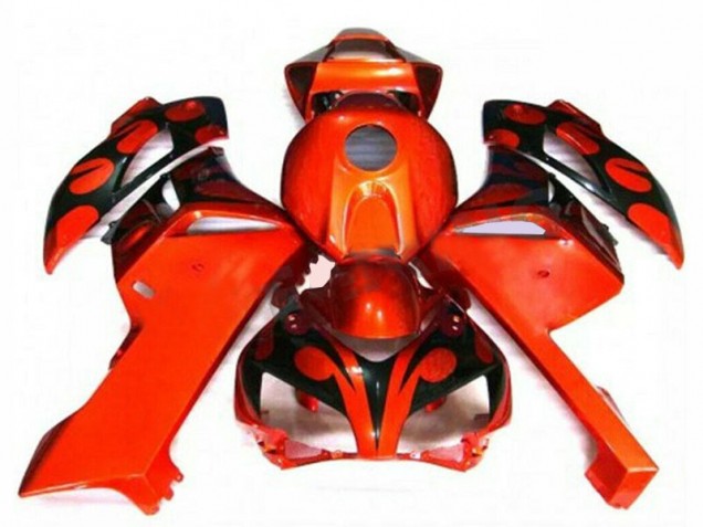 Orange Noir Carénages Moto Honda CBR 1000 RR 04-05 Orange Noir Carénages Moto Honda CBR 1000 RR 04-05