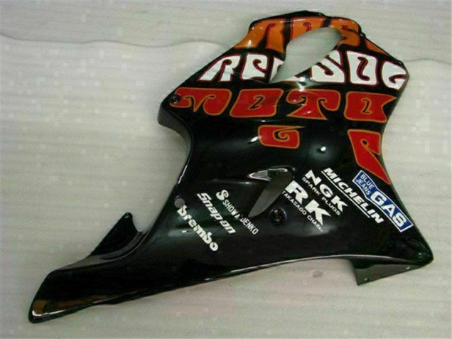 Orange Noir Carénages Moto Honda CBR 600 F4i 01-03 Orange Noir Carénages Moto Honda CBR 600 F4i 01-03