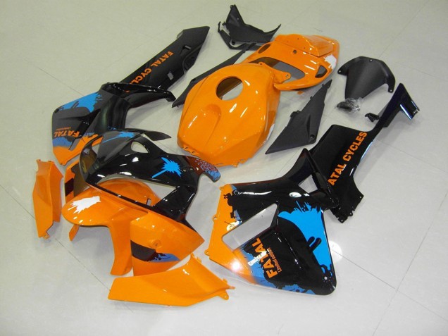 Orange Noir Carrosserie Moto Honda CBR 600 RR 05-06 Orange Noir Carrosserie Moto Honda CBR 600 RR 05-06
