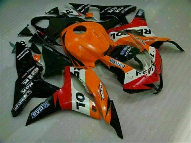 Orange Noir Repsol Carénages Moto Honda CBR 600 RR 07-08 Orange Noir Repsol Carénages Moto Honda CBR 600 RR 07-08