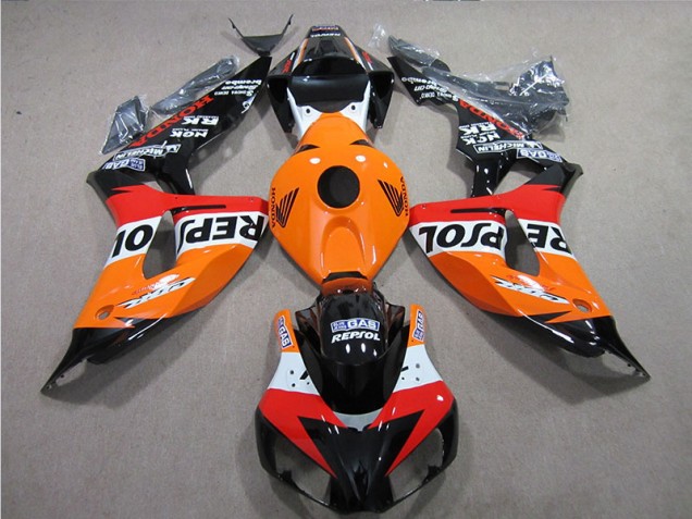 Orange Repsol Carénage Moto Honda CBR 1000 RR 06-07 Orange Repsol Carénage Moto Honda CBR 1000 RR 06-07