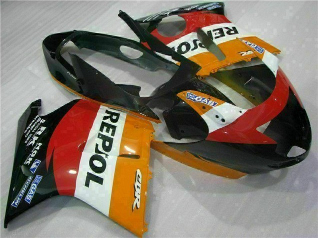 Orange Repsol Carénage Moto Honda CBR 1100 XX 96-07 Orange Repsol Carénage Moto Honda CBR 1100 XX 96-07