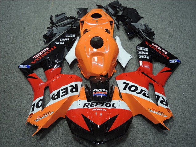 Orange Repsol HRC Carénage Moto Honda CBR 600 RR 13-21 Orange Repsol HRC Carénage Moto Honda CBR 600 RR 13-21