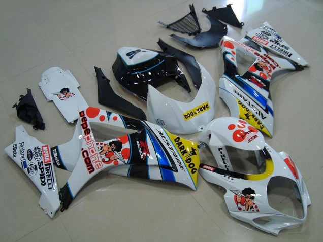 Pepe Phone Carénage Moto Suzuki GSXR 1000 K7 07-08 Pepe Phone Carénage Moto Suzuki GSXR 1000 K7 07-08