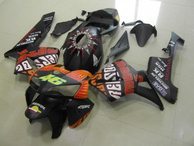 Rossi Noir Mat Carénage Moto Honda CBR 600 RR 05-06