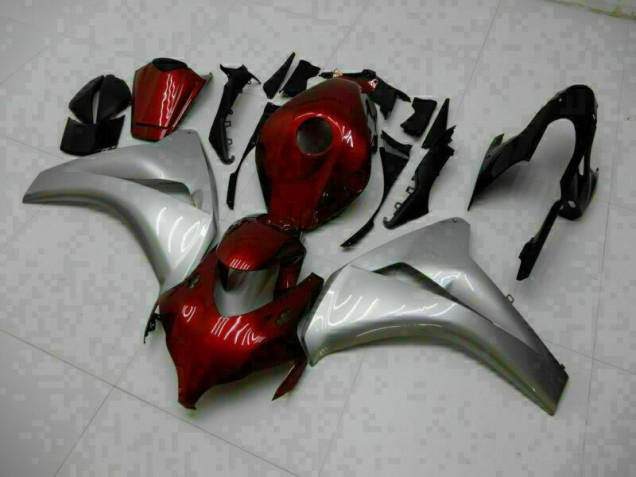 Rouge Argent Carrosserie Moto Honda CBR 1000 RR 08-11 Rouge Argent Carrosserie Moto Honda CBR 1000 RR 08-11