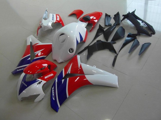 Rouge Blanc Bleu Motul Carénage Moto Honda CBR 1000 RR 08-11 Rouge Blanc Bleu Motul Carénage Moto Honda CBR 1000 RR 08-11