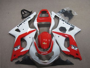 Rouge Blanc Carénages Moto Suzuki GSXR 1000 K3 03-04