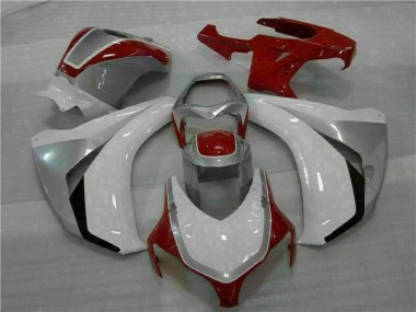 Rouge Blanc Kit Carénages Motos & Plastique Honda CBR 1000 RR 08-11