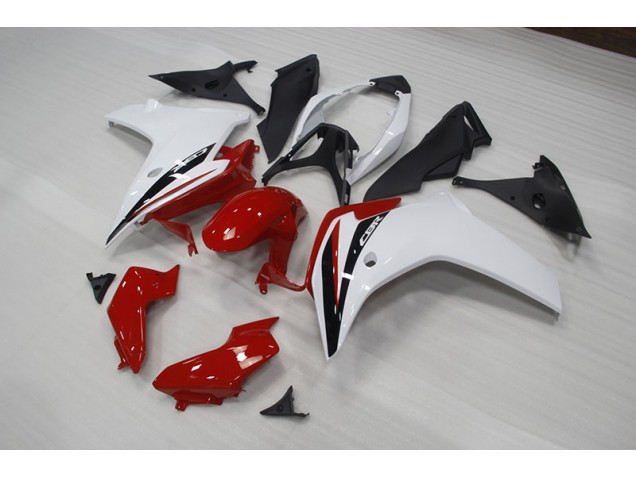 Rouge Blanc Noir Carénage Moto Honda CBR 600 F 11-13 Rouge Blanc Noir Carénage Moto Honda CBR 600 F 11-13