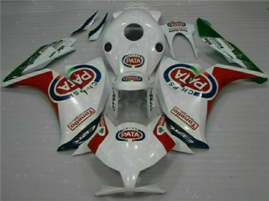 Rouge Blanc PATA Carénages Moto Honda CBR 1000 RR 12-16