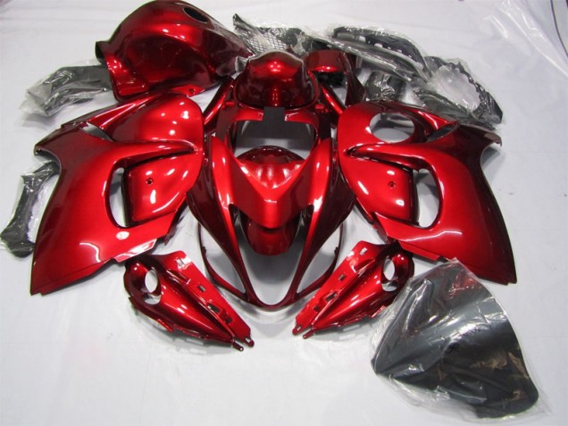 Rouge Carénages Moto Suzuki GSXR 1300 Hayabusa 08-19