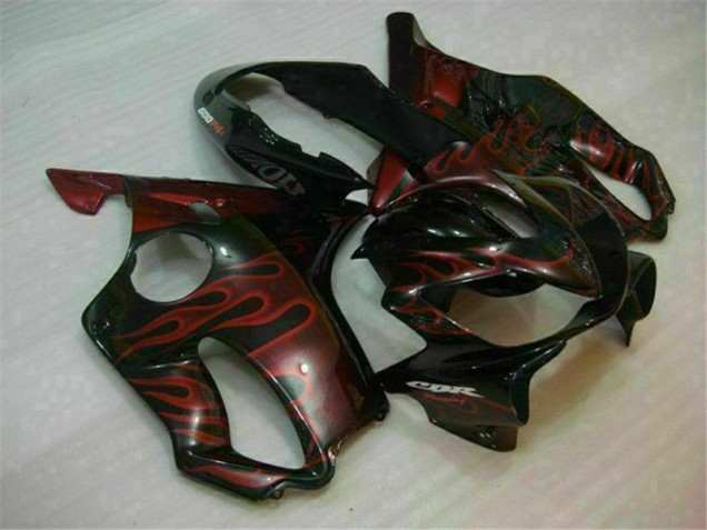 Rouge Flamme Carénage Moto Honda CBR 600 F4i 04-07 Rouge Flamme Carénage Moto Honda CBR 600 F4i 04-07