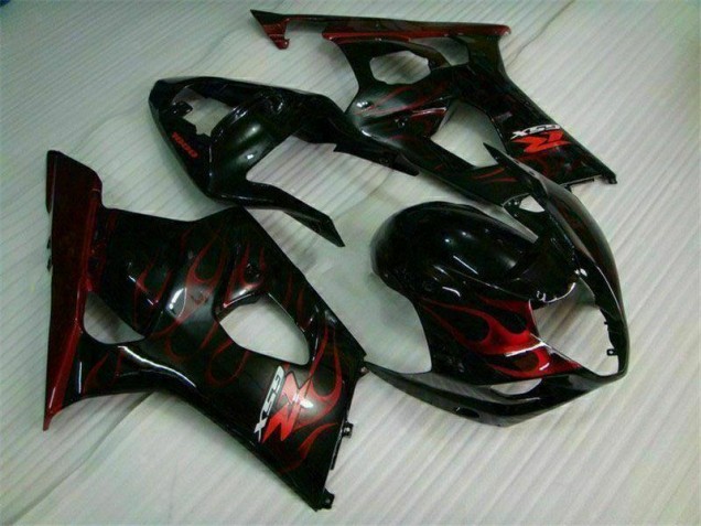 Rouge Flamme Carénage Moto Suzuki GSXR 1000 K3 03-04 Rouge Flamme Carénage Moto Suzuki GSXR 1000 K3 03-04