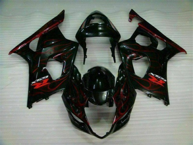 Rouge Flamme Carénage Moto Suzuki GSXR 1000 K3 03-04 Rouge Flamme Carénage Moto Suzuki GSXR 1000 K3 03-04