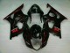 Rouge Flamme Carénage Moto Suzuki GSXR 1000 K3 03-04 Rouge Flamme Carénage Moto Suzuki GSXR 1000 K3 03-04