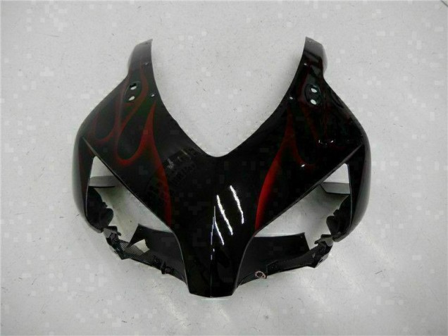 Rouge Flamme Noir Carénage Moto Honda CBR 1000 RR 04-05 Rouge Flamme Noir Carénage Moto Honda CBR 1000 RR 04-05