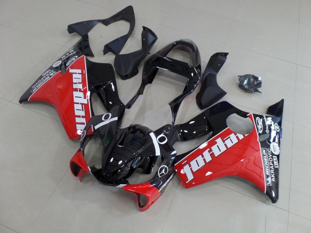 Rouge Jordan Carénage Moto Honda CBR 600 F4i 01-03 Rouge Jordan Carénage Moto Honda CBR 600 F4i 01-03