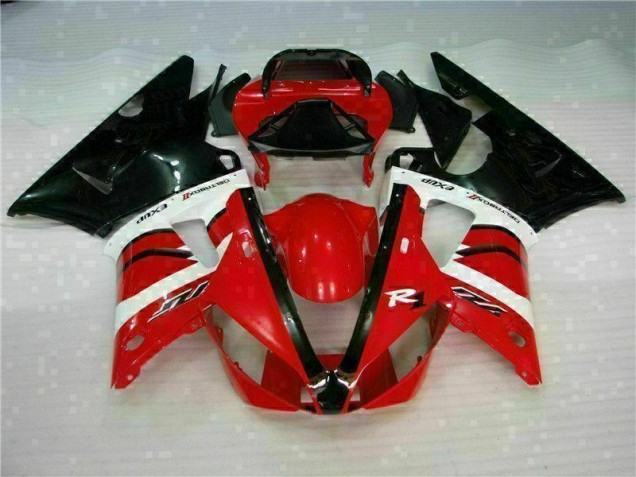 Rouge Kit Carénages Motos Complet Yamaha R1 00-01 Rouge Kit Carénages Motos Complet Yamaha R1 00-01