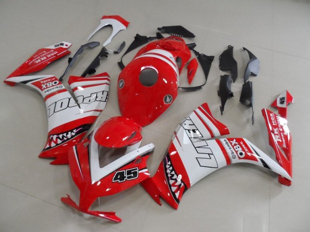 Rouge Liverpool 45 Carénage Moto Honda CBR 1000 RR 12-16 Rouge Liverpool 45 Carénage Moto Honda CBR 1000 RR 12-16