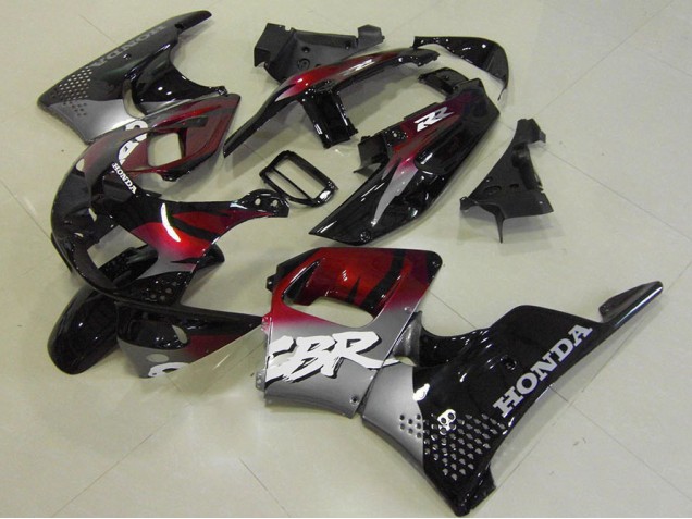 Rouge Noir Argent Carénage Moto Honda CBR 900 RR 893 96-97 Rouge Noir Argent Carénage Moto Honda CBR 900 RR 893 96-97