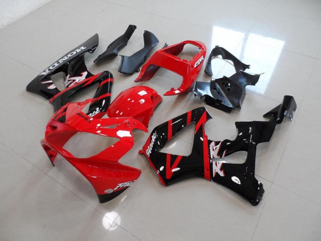 Rouge Noir Carénage Moto Honda CBR 900 RR 929 00-01 Rouge Noir Carénage Moto Honda CBR 900 RR 929 00-01