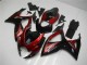 Rouge Noir Carénage Moto Suzuki GSXR 600 / 750 K6 06-07 Rouge Noir Carénage Moto Suzuki GSXR 600 / 750 K6 06-07