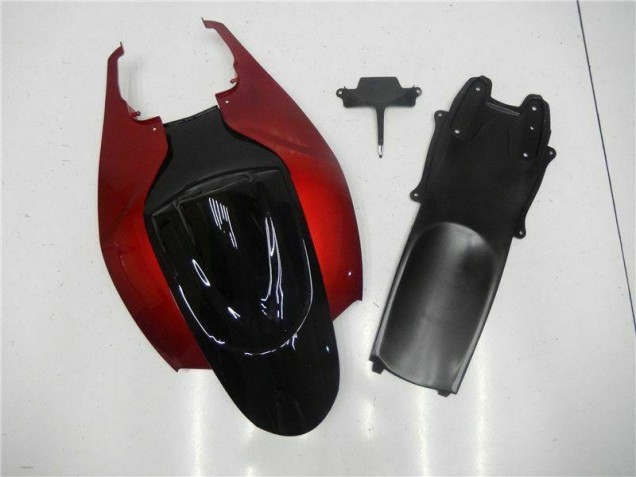 Rouge Noir Carénage Moto Suzuki GSXR 600 / 750 K6 06-07 Rouge Noir Carénage Moto Suzuki GSXR 600 / 750 K6 06-07