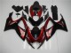 Rouge Noir Carénage Moto Suzuki GSXR 600 / 750 K6 06-07 Rouge Noir Carénage Moto Suzuki GSXR 600 / 750 K6 06-07
