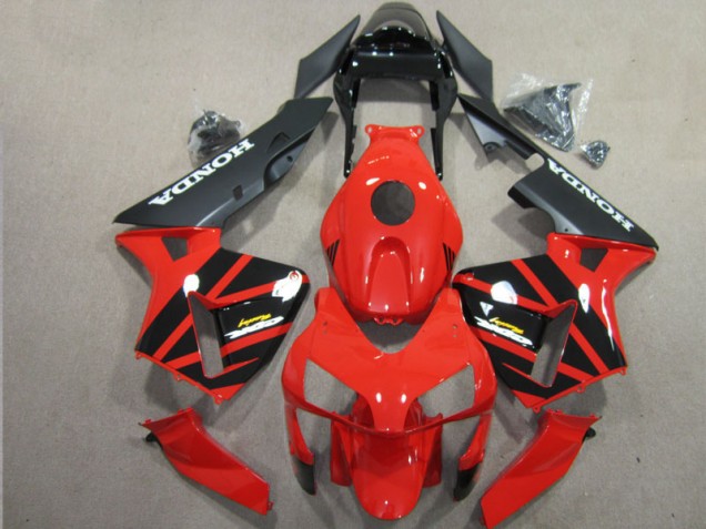 Rouge Noir Carénages Moto Honda CBR 600 RR 03-04 Rouge Noir Carénages Moto Honda CBR 600 RR 03-04