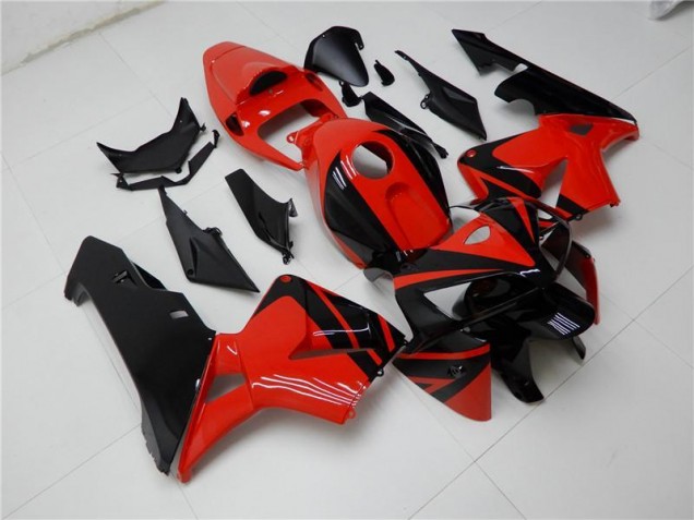 Rouge Noir Carénages Moto Honda CBR 600 RR 05-06 Rouge Noir Carénages Moto Honda CBR 600 RR 05-06