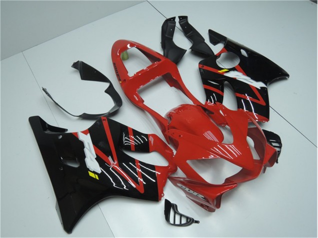 Rouge Noir Kit Carénages Motos Complet Honda CBR 600 F4i 01-03 Rouge Noir Kit Carénages Motos Complet Honda CBR 600 F4i 01-03