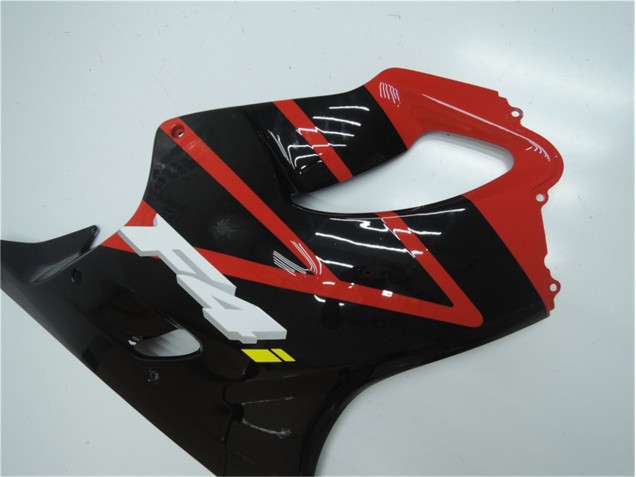 Rouge Noir Kit Carénages Motos Complet Honda CBR 600 F4i 01-03 Rouge Noir Kit Carénages Motos Complet Honda CBR 600 F4i 01-03