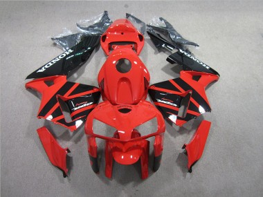 Rouge Noir Kit Carénages Motos Complet Honda CBR 600 RR 05-06