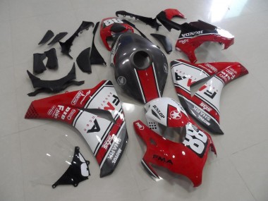 Rouge et Gris Fma Carénage Moto Honda CBR 1000 RR 08-11