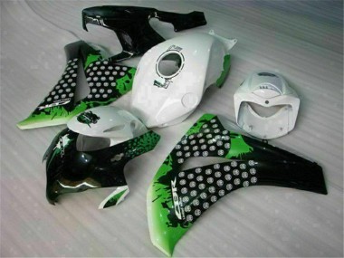 Vert Blanc Carénage Moto Honda CBR 1000 RR 08-11