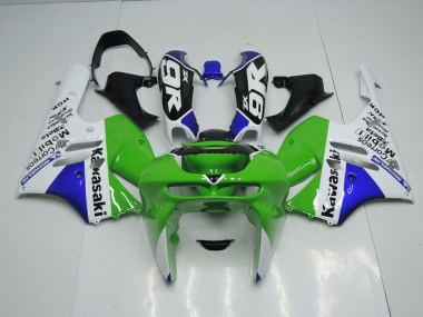 Vert Blanc Carénage Moto Kawasaki ZX9R 94-97