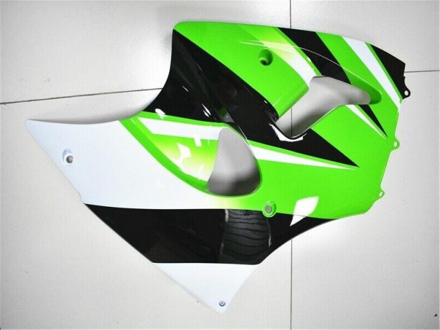 Vert Blanc Noir Carénage Moto Kawasaki ZX6R 00-02 Vert Blanc Noir Carénage Moto Kawasaki ZX6R 00-02