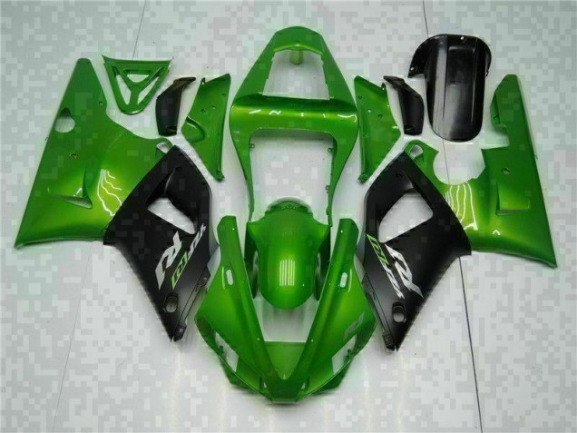 Vert Carénage Moto Yamaha R1 00-01
