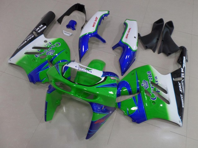 Vert Corona Carénage Moto Kawasaki ZX9R 94-97 Vert Corona Carénage Moto Kawasaki ZX9R 94-97