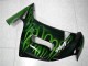 Vert Flamme Carénage Moto Kawasaki EX650 06-08 Vert Flamme Carénage Moto Kawasaki EX650 06-08