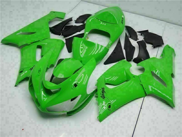 Vert Kit Carénages Motos Complet Kawasaki ZX6R 05-06 Vert Kit Carénages Motos Complet Kawasaki ZX6R 05-06