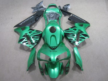 Vert Noir Carénage Moto Honda CBR 600 RR 03-04