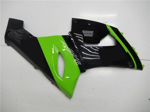 Vert Noir Carénages Moto Kawasaki ZX6R 05-06 Vert Noir Carénages Moto Kawasaki ZX6R 05-06