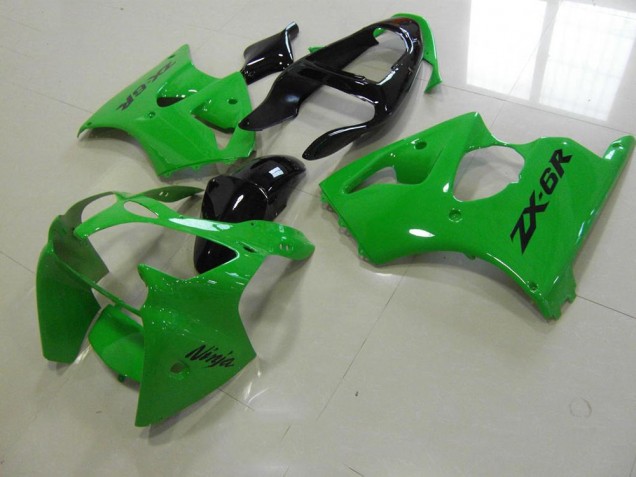 Vert Noir Tail Carénage Moto Kawasaki ZX6R 00-02 Vert Noir Tail Carénage Moto Kawasaki ZX6R 00-02