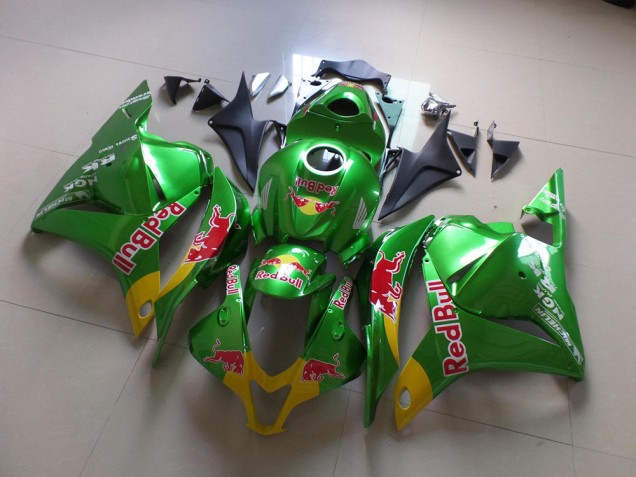 Vert Red Bull Carénage Moto Honda CBR 600 RR 09-12 Vert Red Bull Carénage Moto Honda CBR 600 RR 09-12